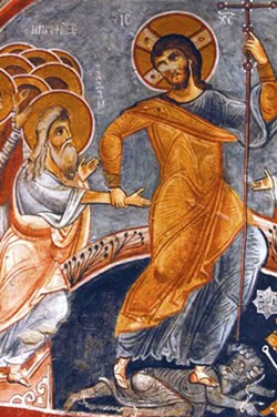 Church fresco at Goreme Open-Air Museum, Cappadocia Cappadocia cave cities - Goreme church fresco
