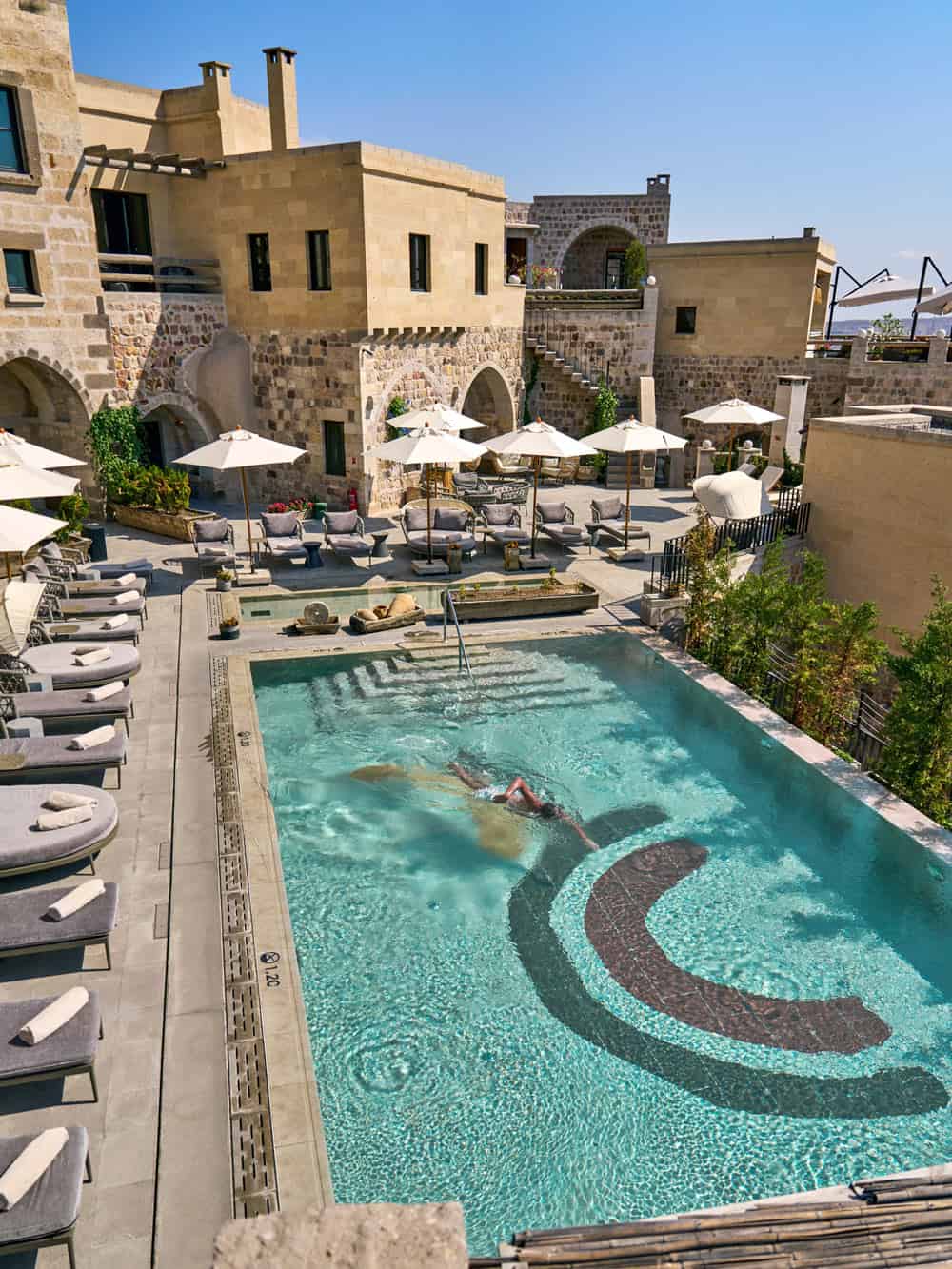 Pool at Argos in Cappadocia