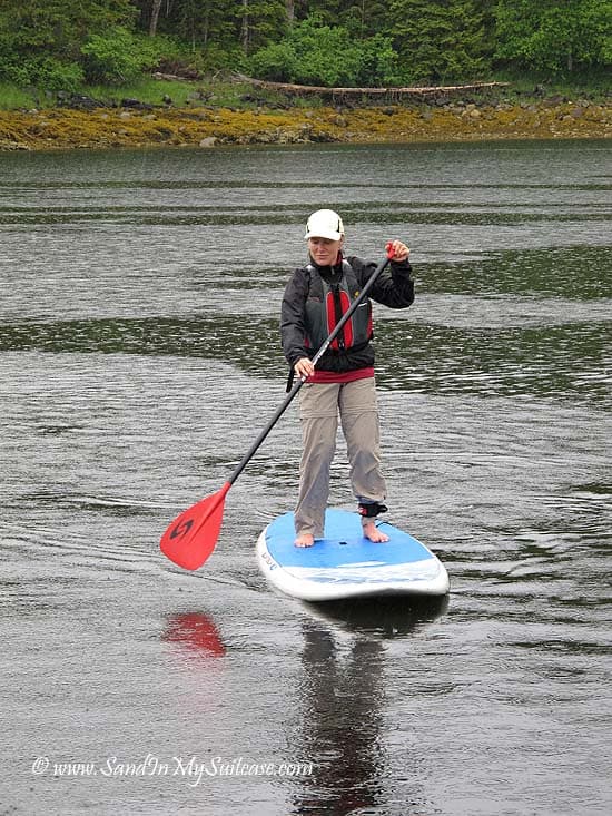 Un-Cruise Adventures Alaska - standup paddleboarding