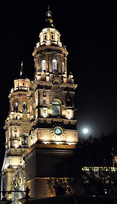 Morelia cathedral - Night shot