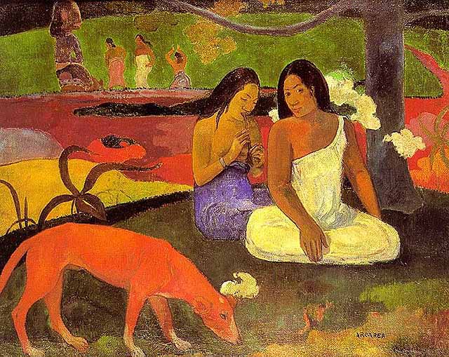 A Paul Gauguin painting - photo Tahiti Tourisme