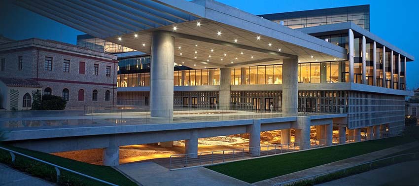 The shiny new Acropolis Museum - photo Acropolis Museum