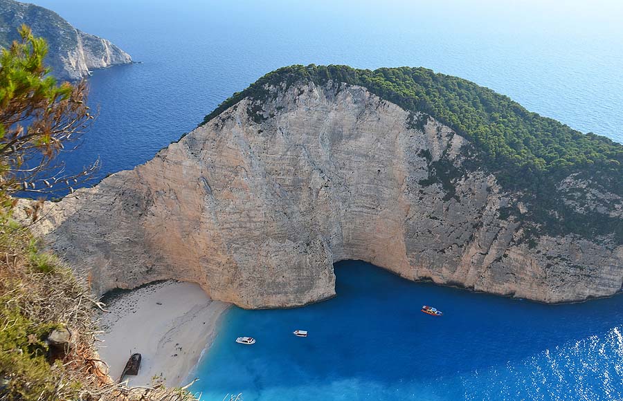 top yachting destinations - Navagio Beach