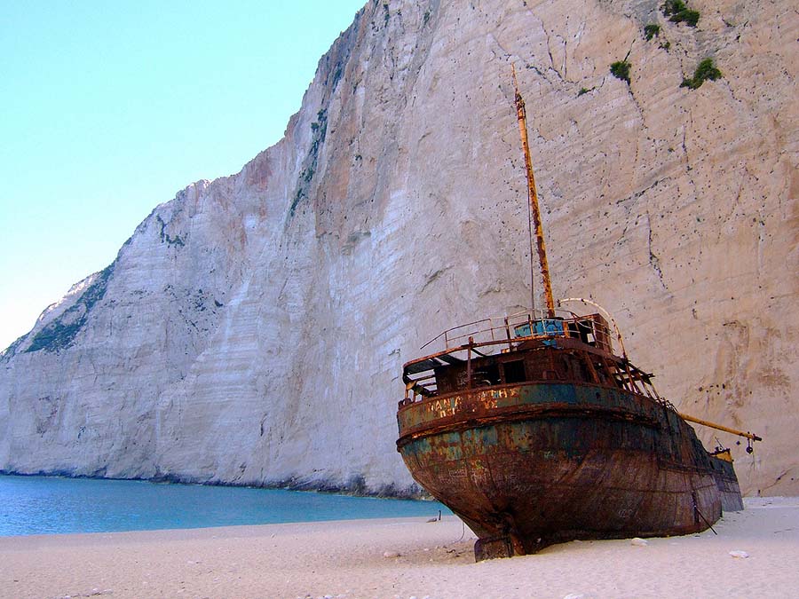 top yachting destinations - Navagio Beach