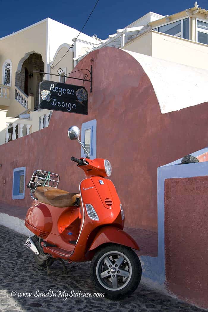 top yachting destinations - Santorini