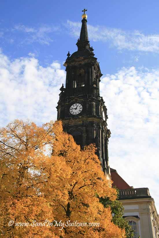 Dresden attractions - clock tower