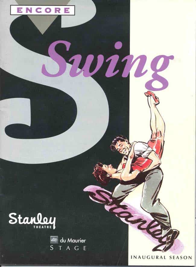 Stanley Theatre Vancouver - Poster for Swing production - photo Arts Club