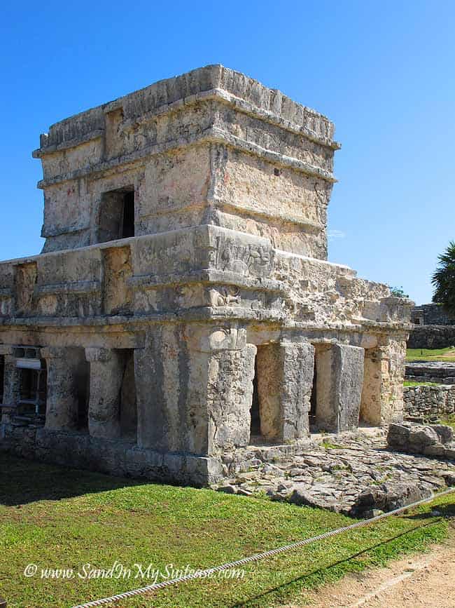 mayan ruins of tulum - temple of the frescoes