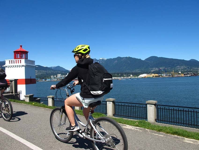 Tandem biking cheap stanley park