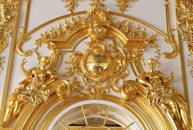 Replica of the Amber Room in Catherine Palace