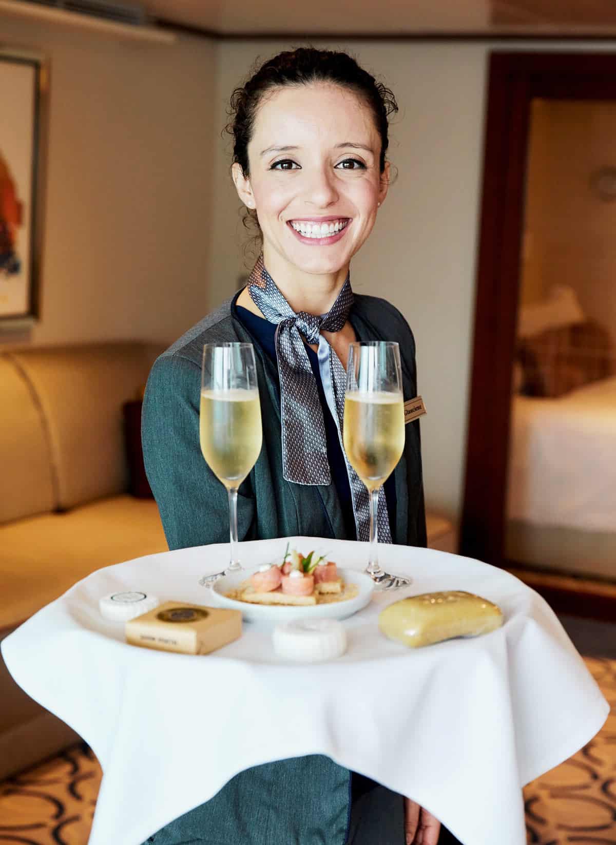 Your Seabourn stewardess knows how to make every moment feel special.
