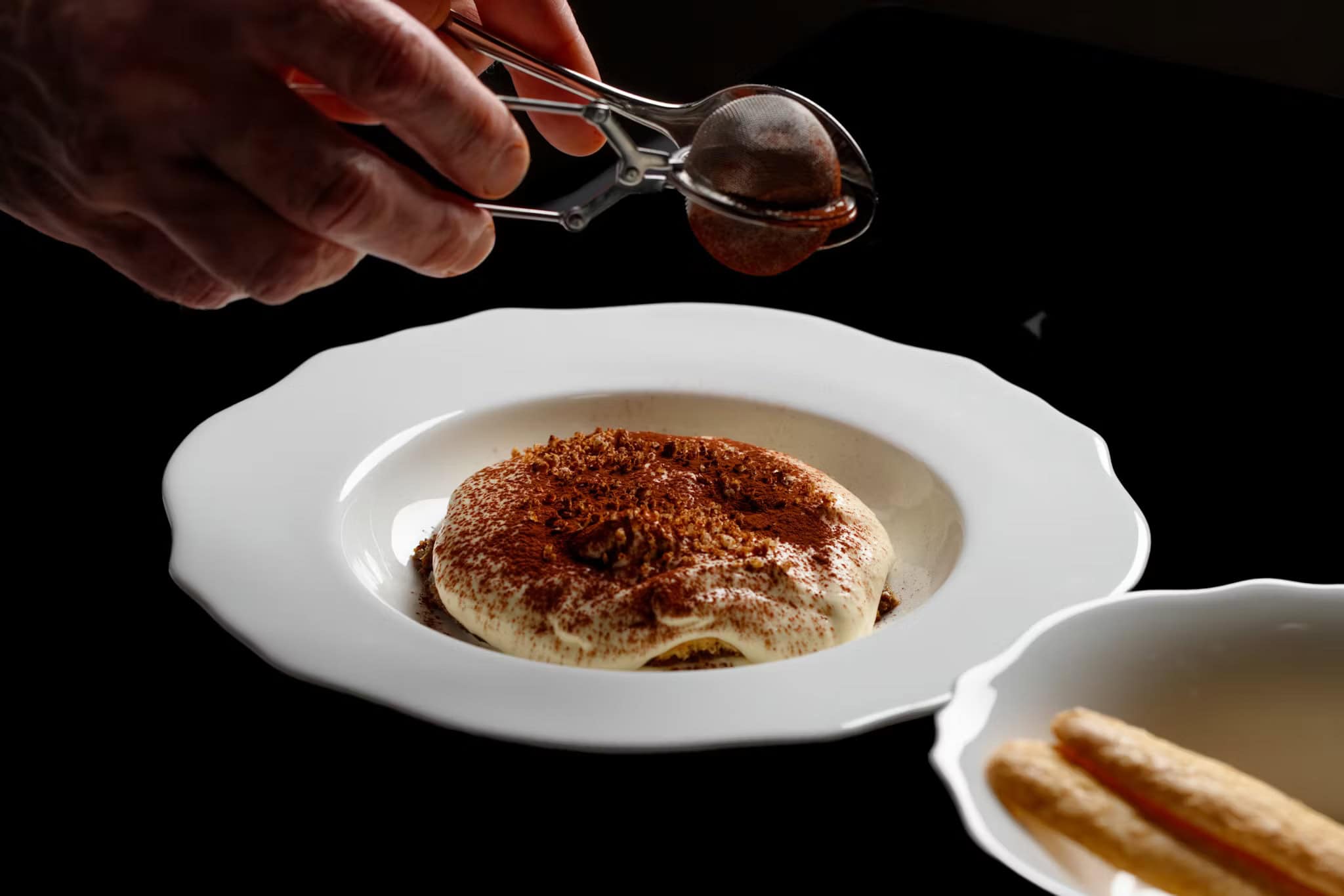 Tiramisu at Osteria d'Ovidio on Crystal Serenity