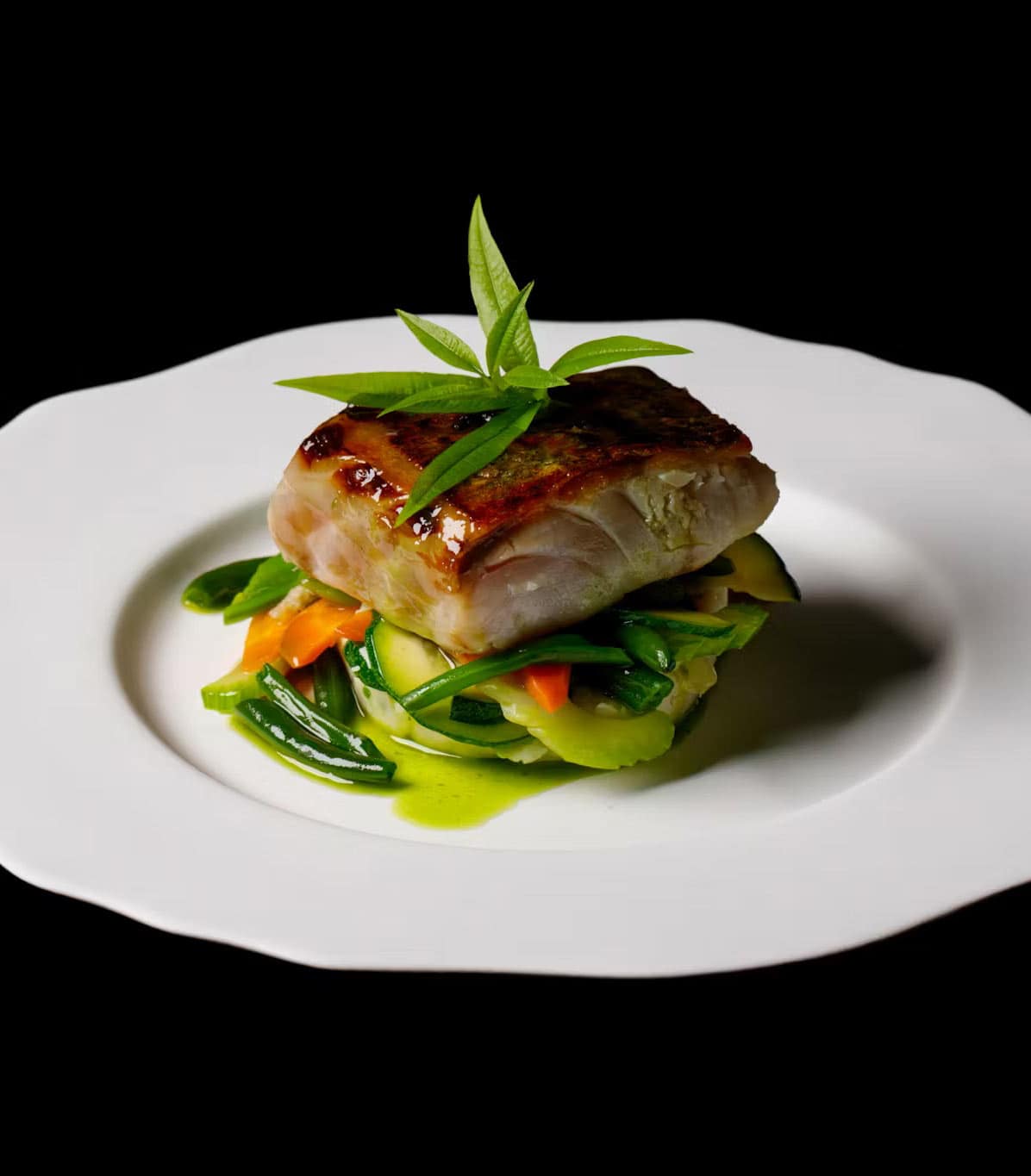 Branzino at Osteria d'Ovidio on Crystal Serenity
