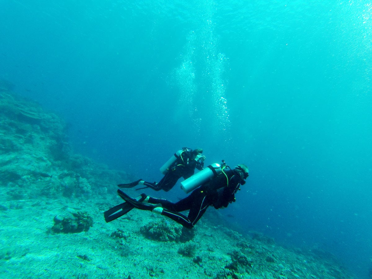 We're scuba diving in Indonesia!