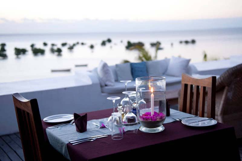 Ibo Island Lodge rooftop