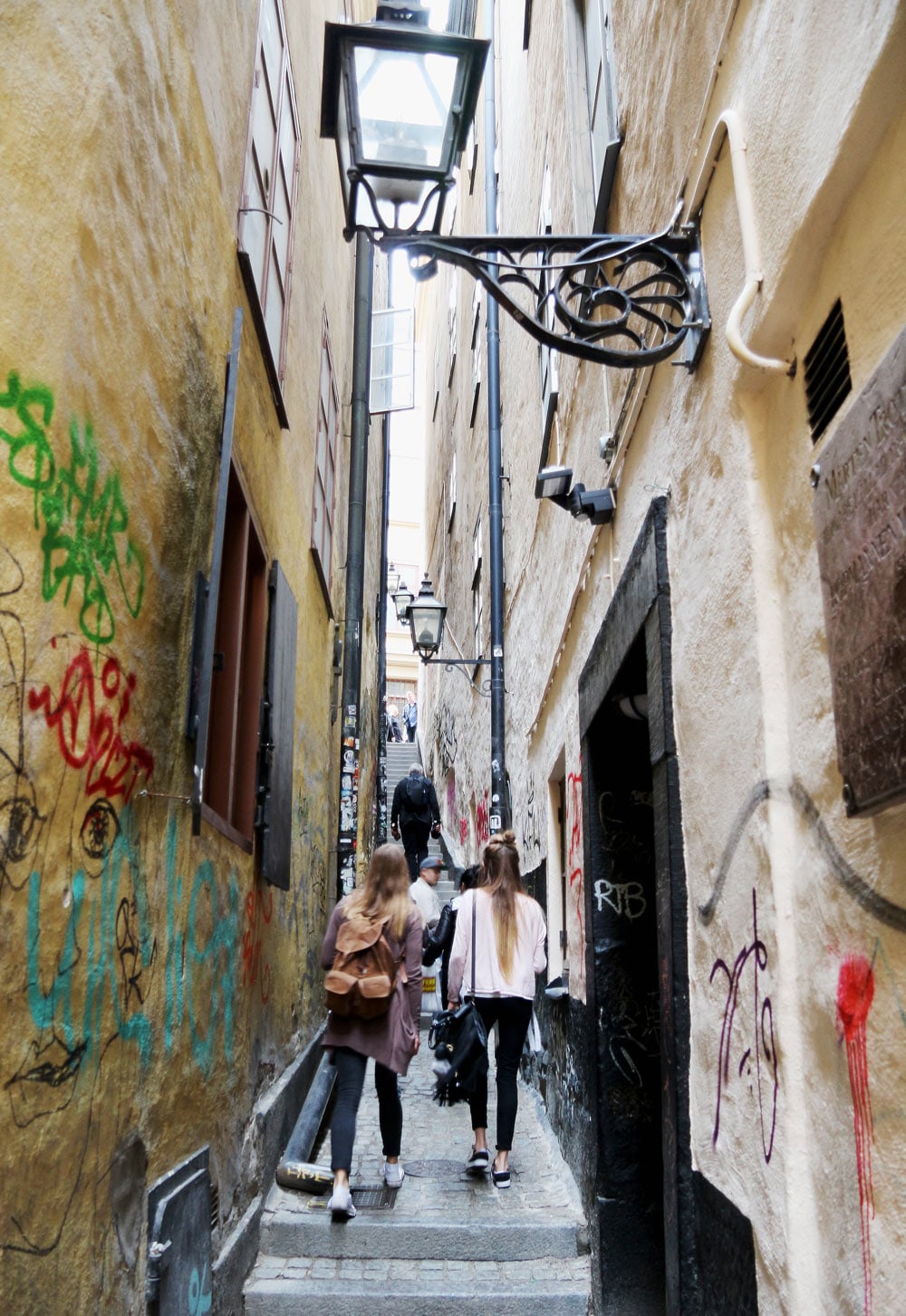 Skinny Marten Trotzig Alley in Gamla Stan