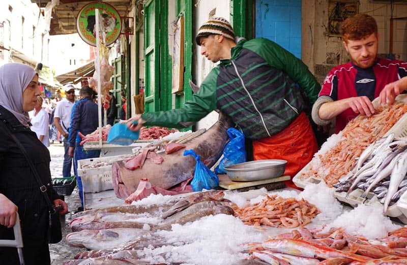 Medina of Tetouan fish