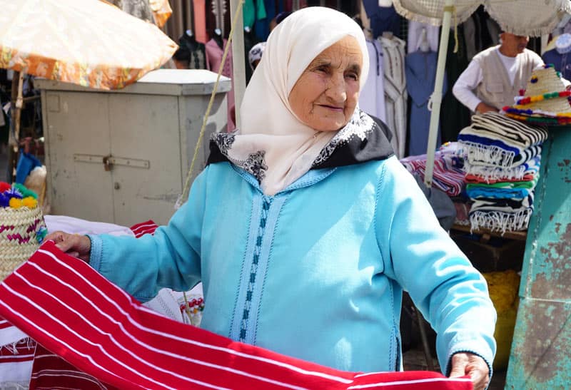 Tetouan Medina textiles