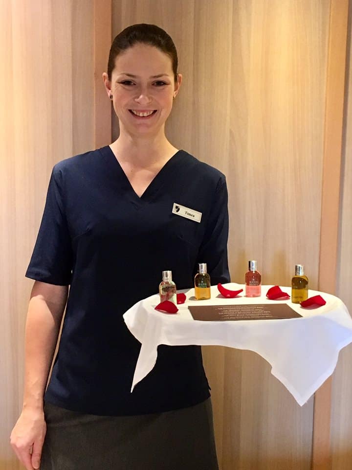 Seabourn Cruise line suite stewardess