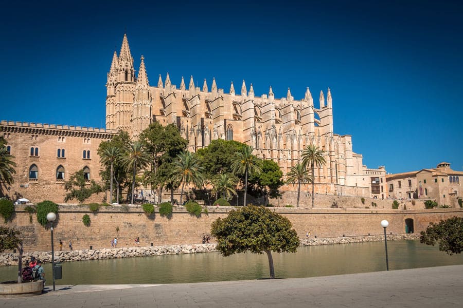 De gotische kathedraal van Palma de Mallorca