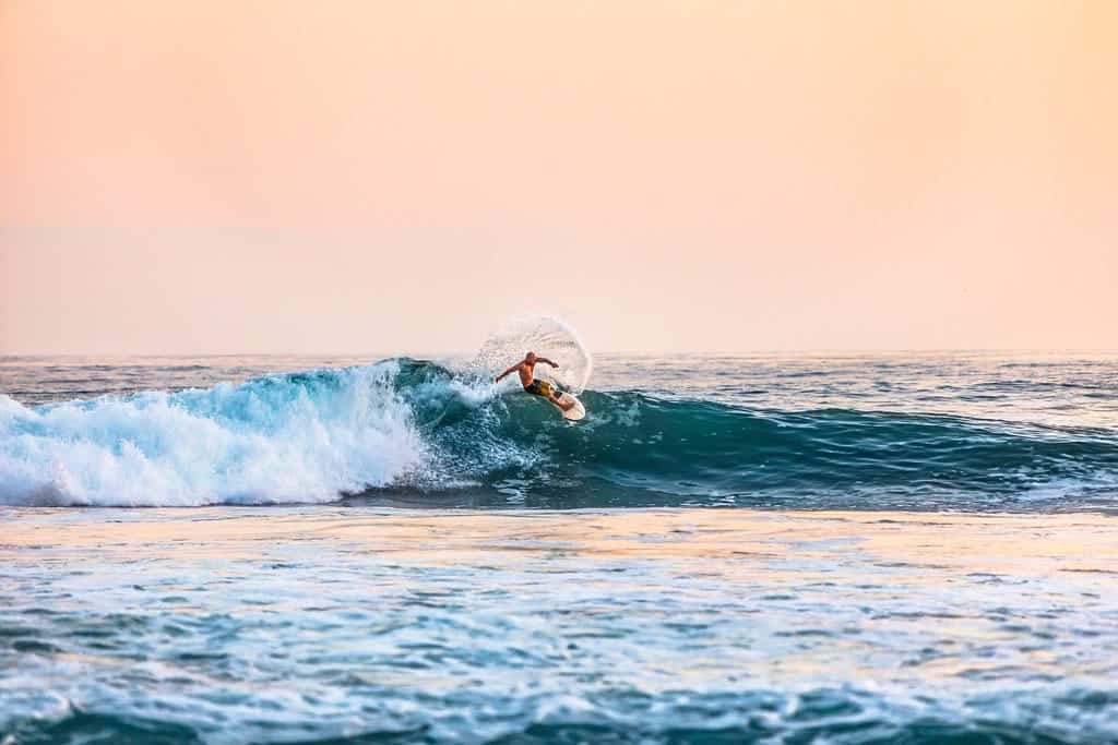 Surfing in Bali is epic
