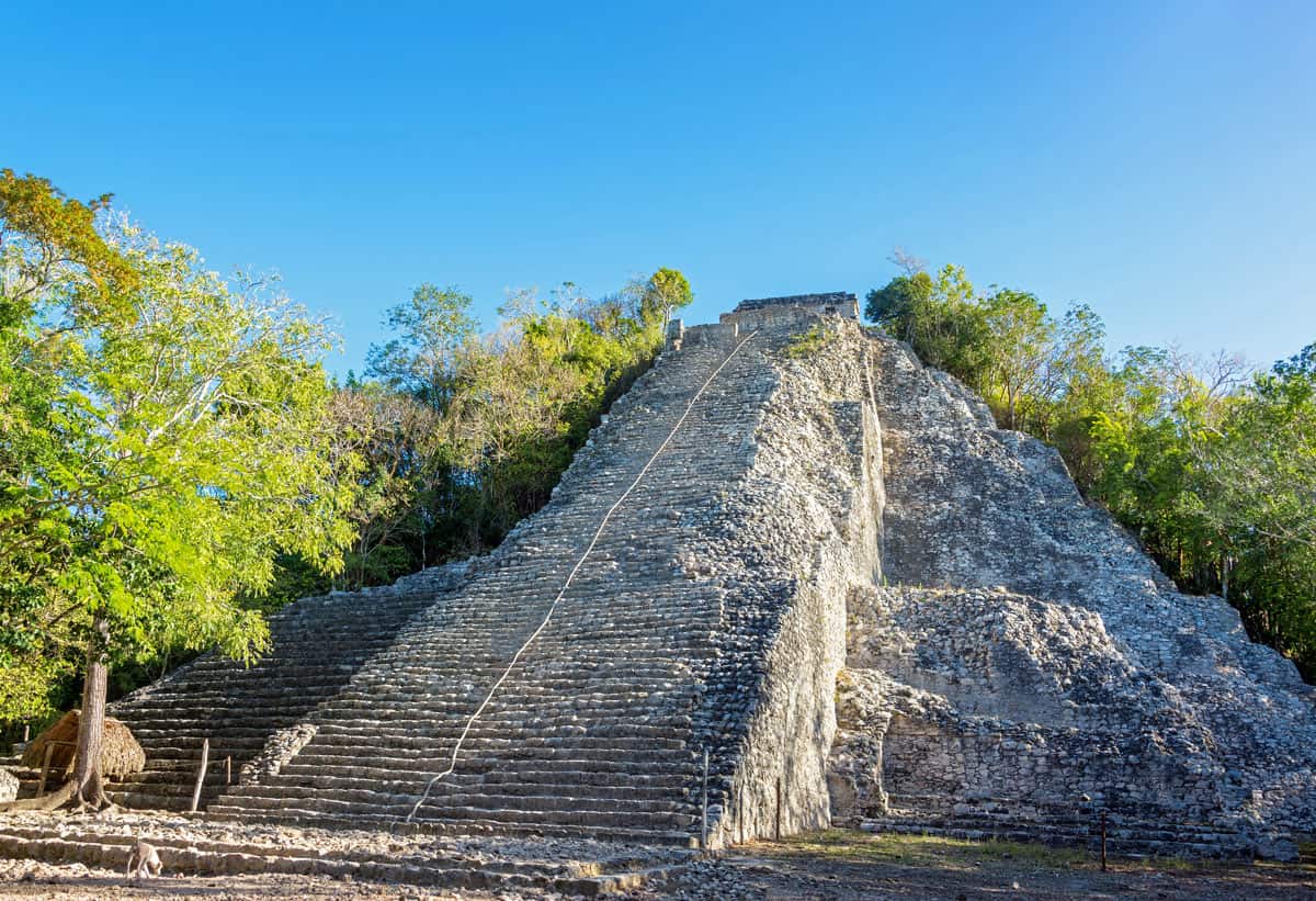Nohoch Mul Pyramid in Coba