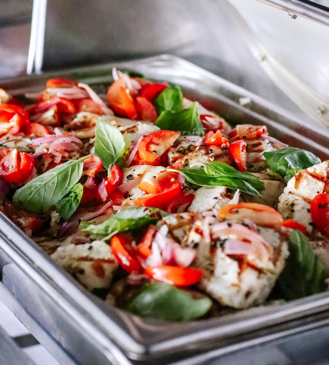 Freshly grilled fish for lunch on Blue Lagoon Cruises