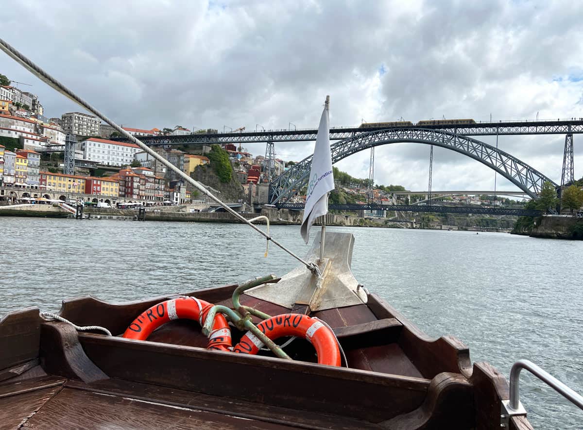 Seeing Porto from the river on a rabelo boat ride