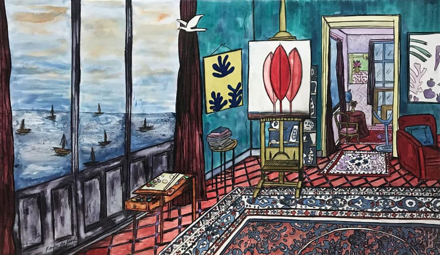 Painting from Galeria Corsica, Puerto Vallarta