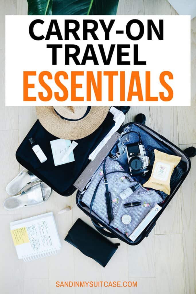 15+ CarryOn Essentials For Long Flights Sand In My Suitcase