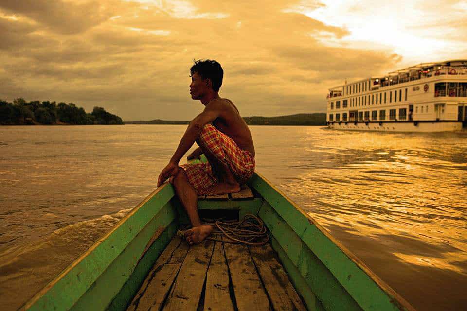 The Belmond Orcaella in Myanmar