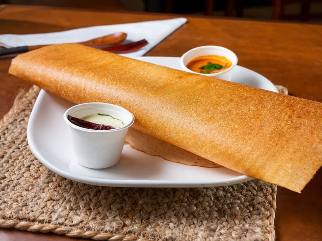 Dosa is a popular Indian food