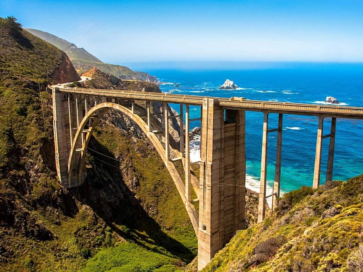 One of the most iconic attractions on the Pacific Coast Highway is Bixby Creek Bridge