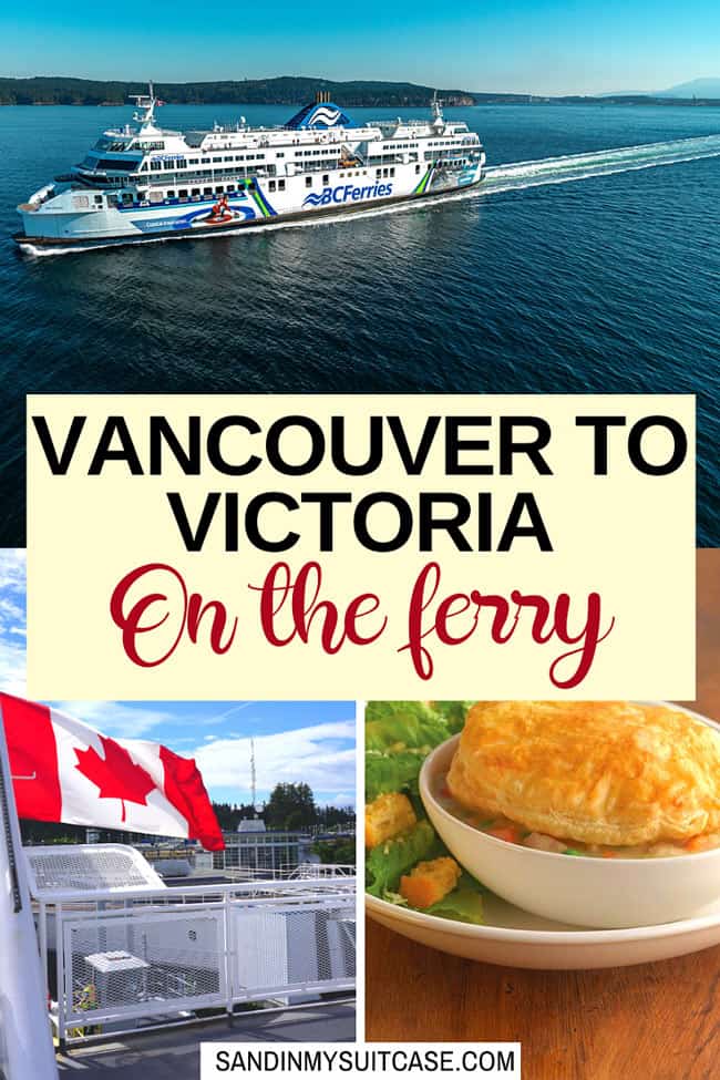 Taking the Ferry From Vancouver to Victoria, BC