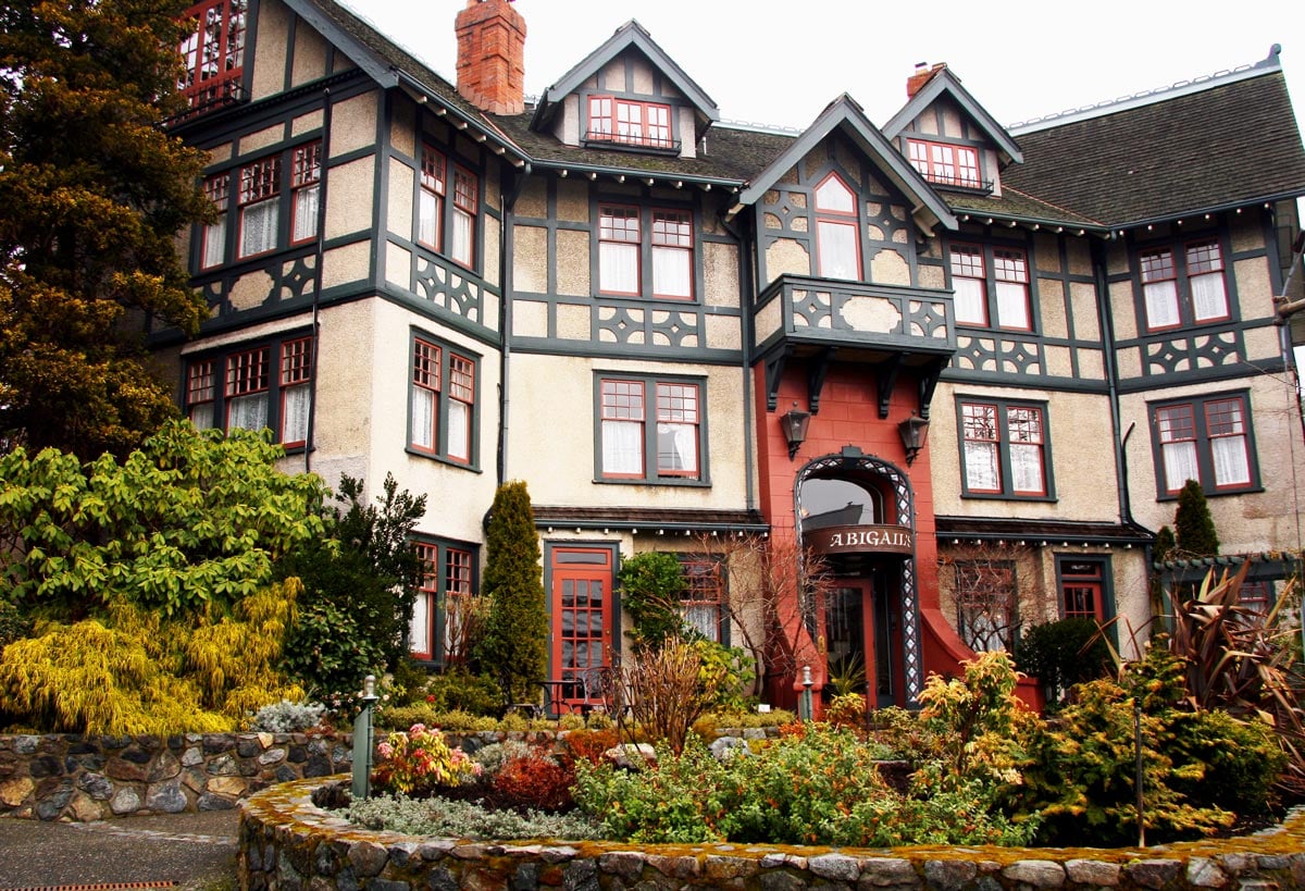 Abigail's Hotel is a romantic adults-only B&B in Victoria, BC.