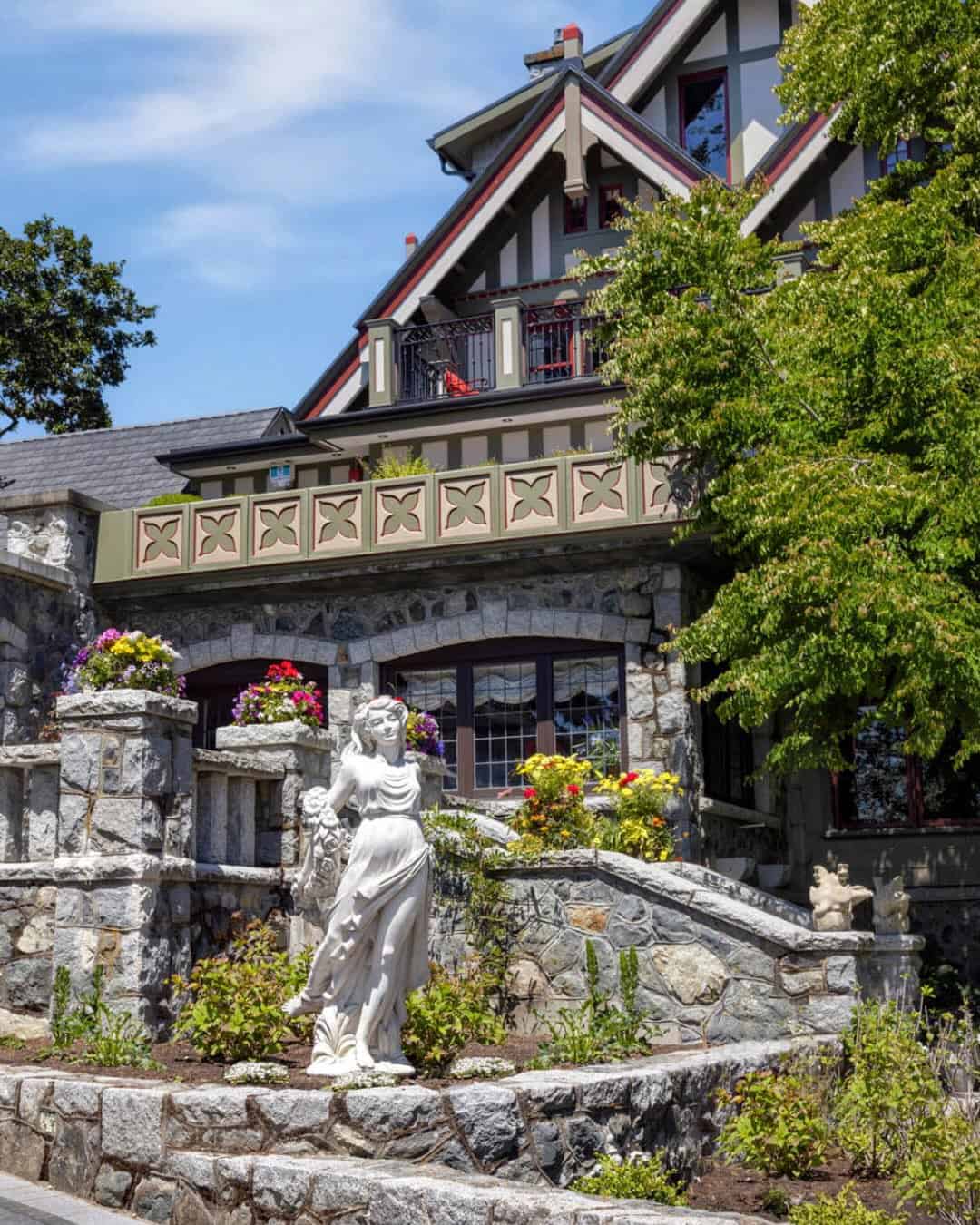 Sculpture outside Rosemead House