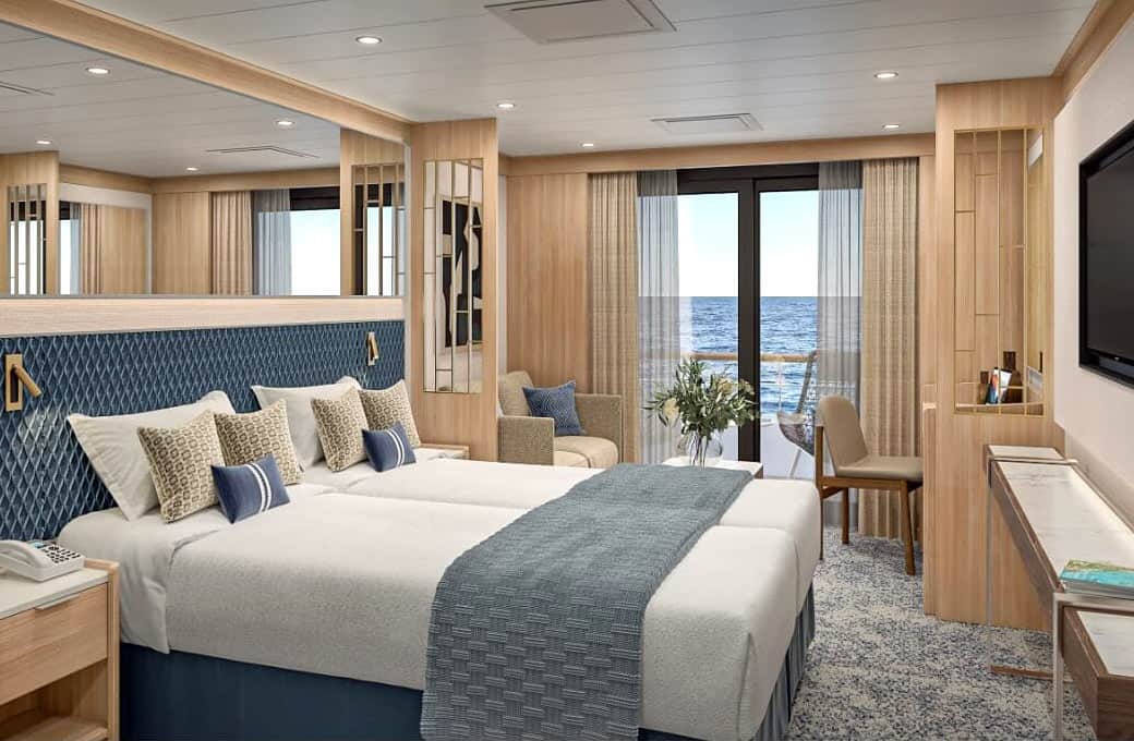 Veranda suite on Windstar's Star Seeker