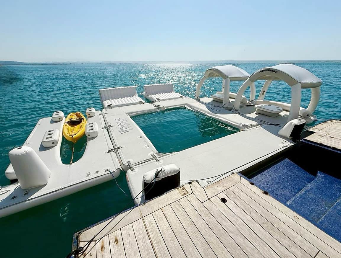 Windstar’s onboard marina at the stern