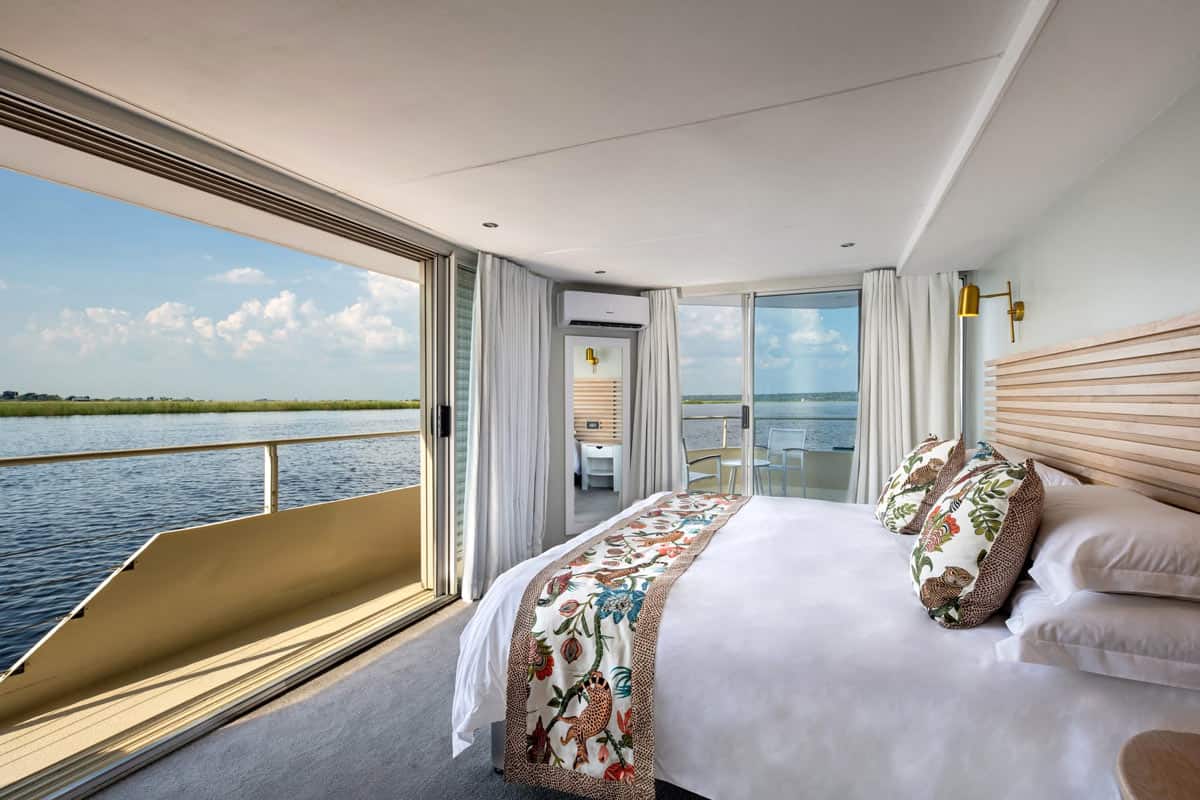 Zambezi Queen stateroom with views