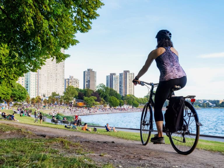Bicycling Stanley Park