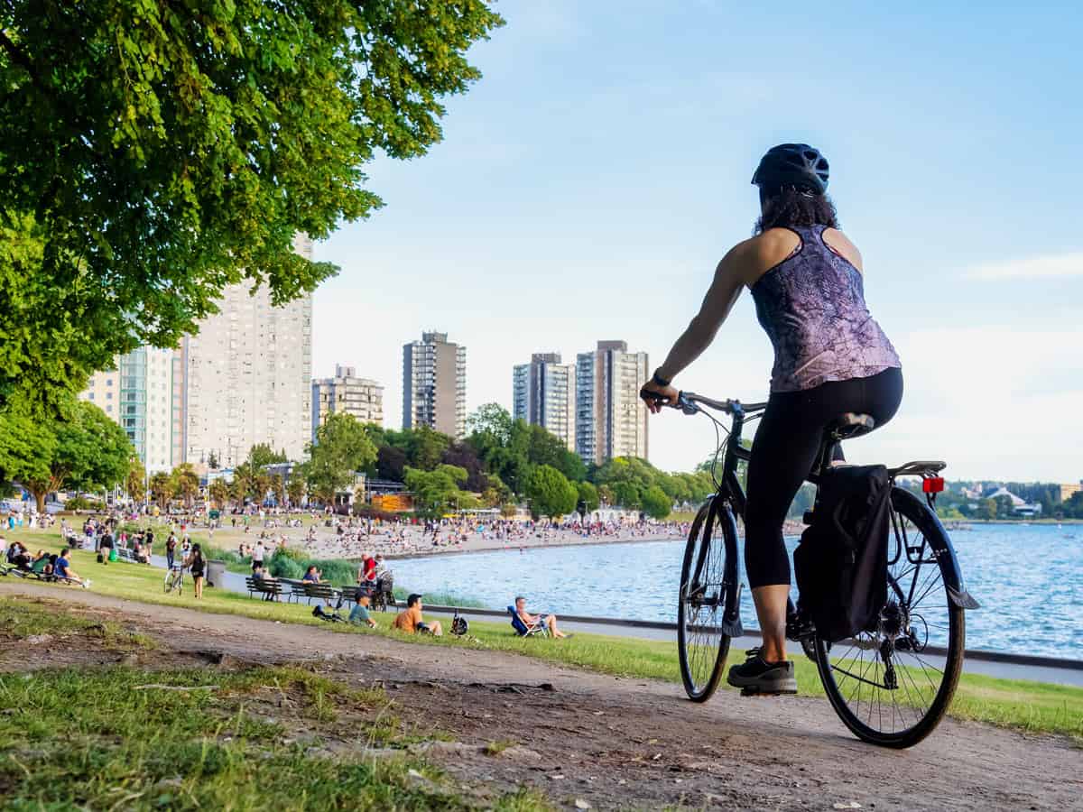 Bicycling Stanley Park