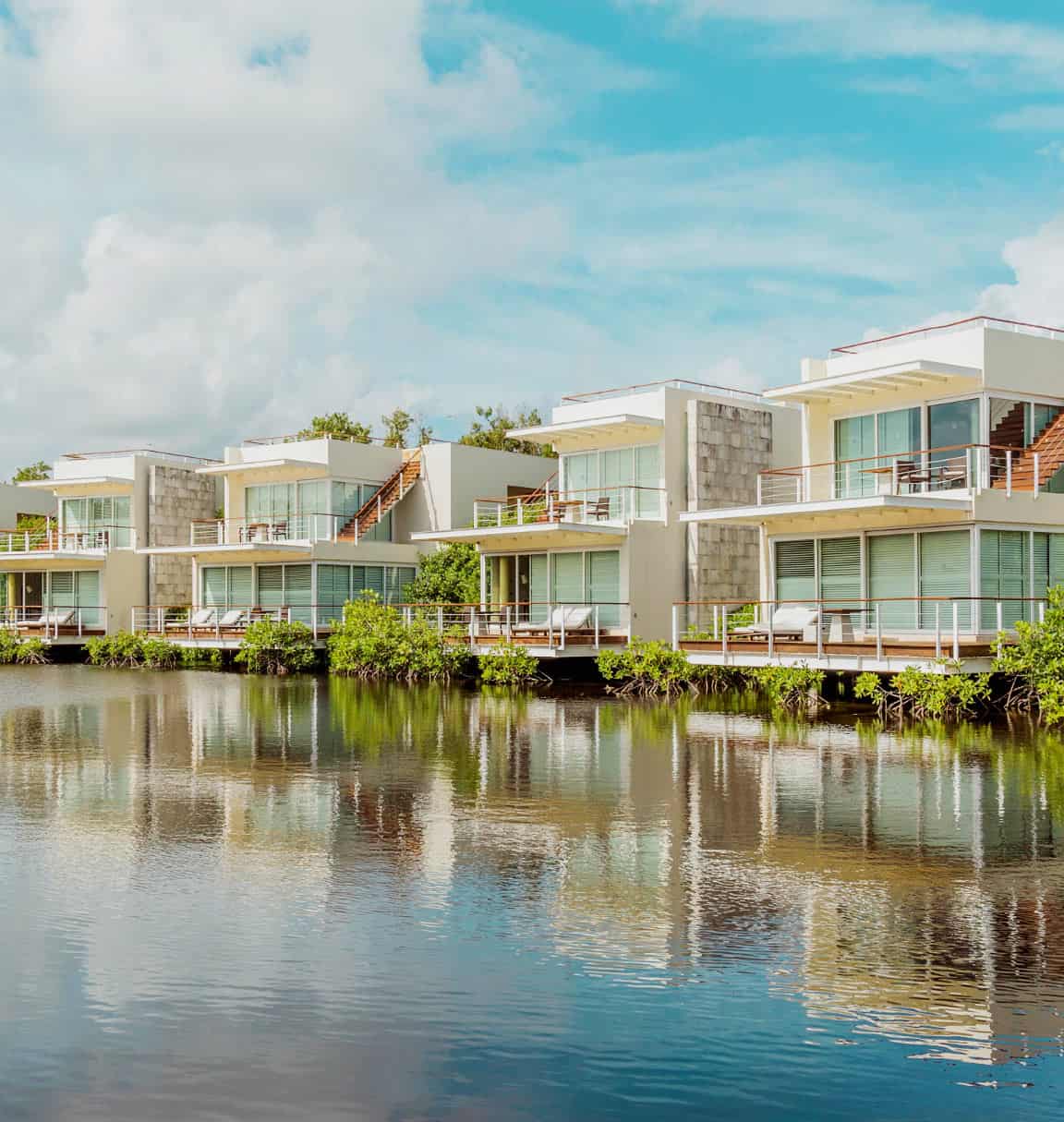 Palafitos Junior Suites over the lagoon at Blue Diamond Luxury Boutique Hotel