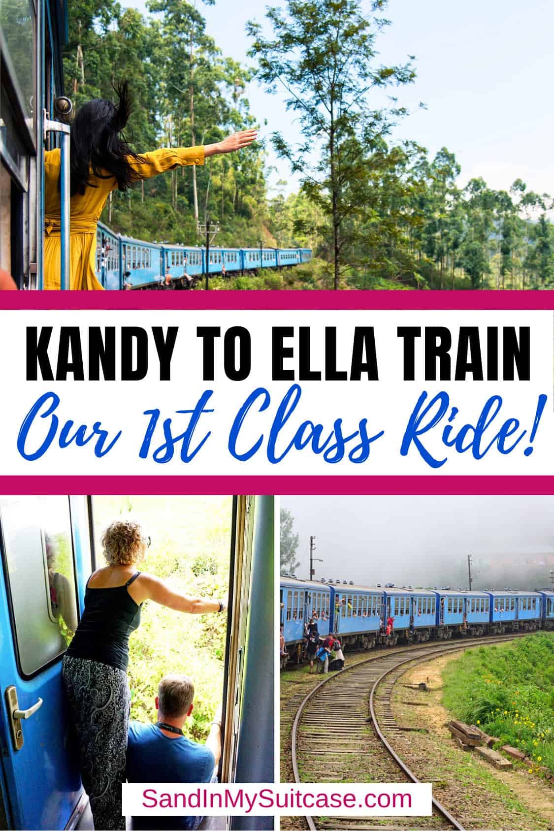 Kandy to Ella Train in 1st Class