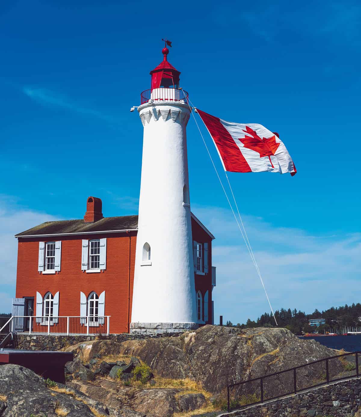 Built in 1860, Fisgard Lighthouse was the first lighthouse on the west coast of Canada.