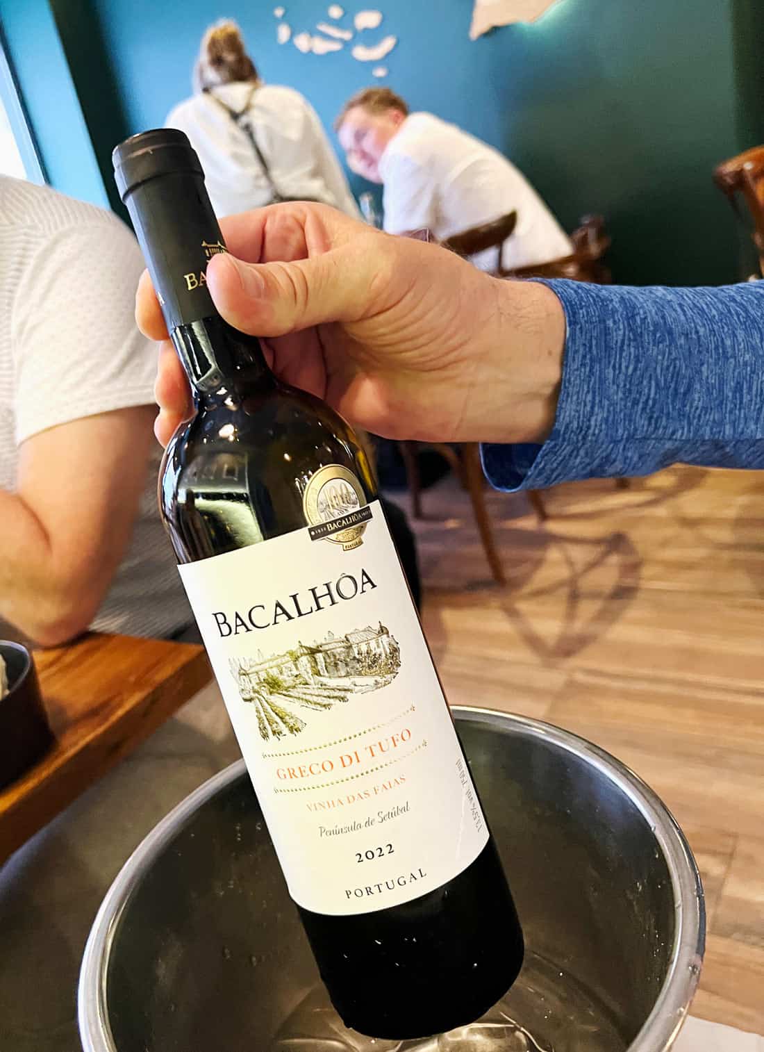 Bottle of wine at Emotivo