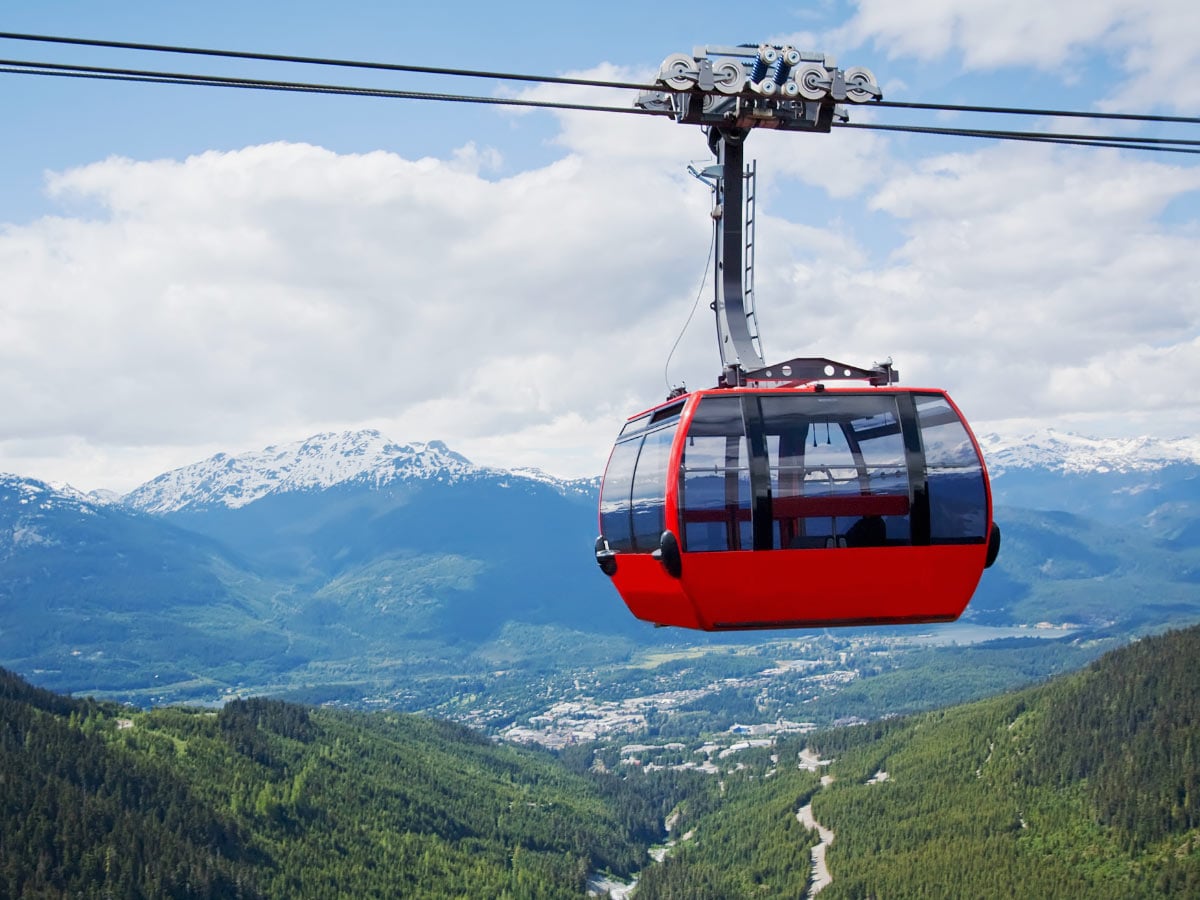 Peak 2 Peak Gondola in Whistler