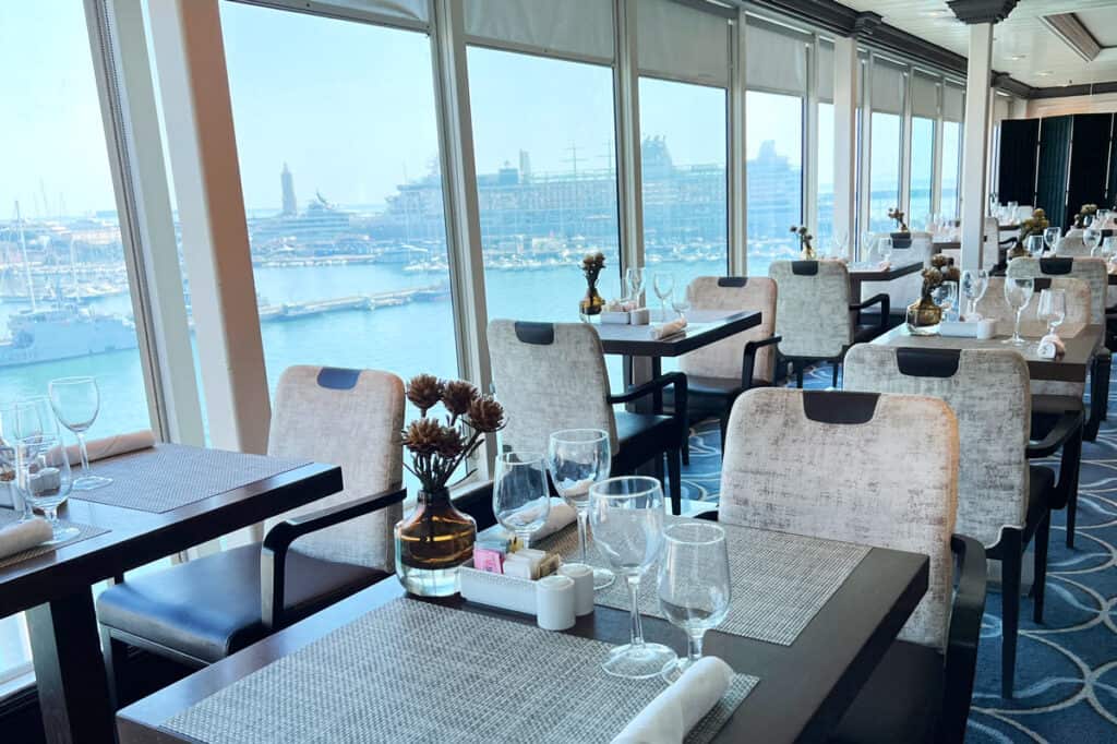 Windows Cafe on Azamara Quest