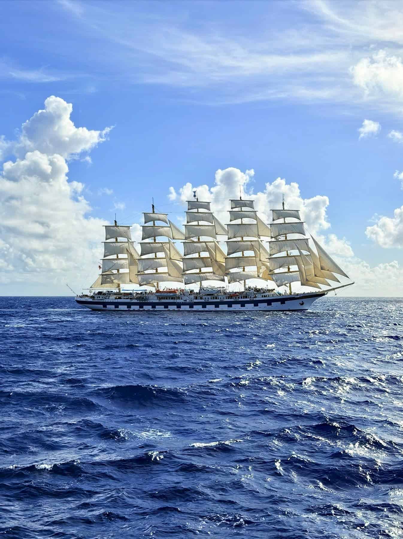 The world's largest fully rigged sailing ship, the Royal Clipper is a real beauty.